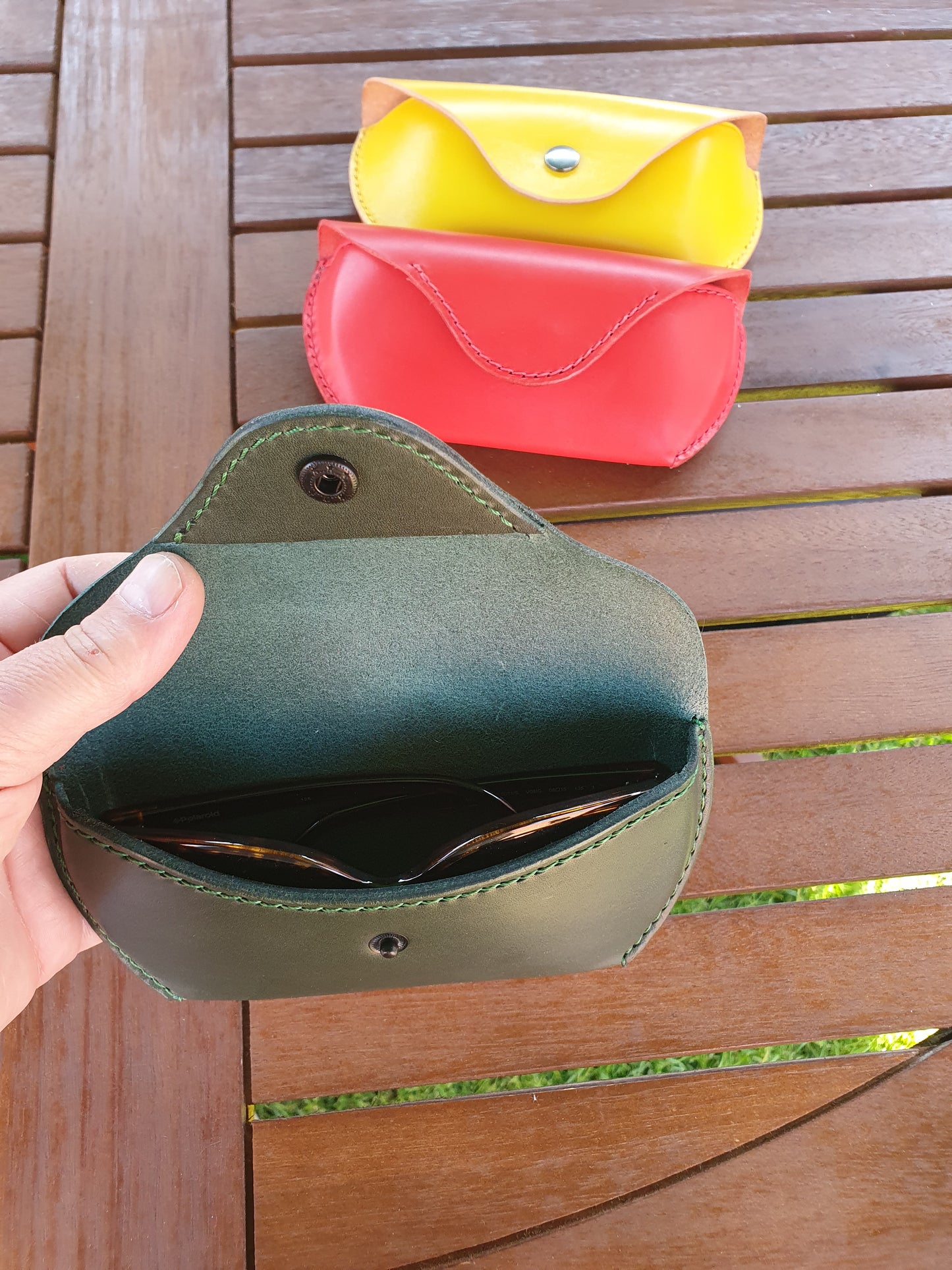 Leather Glasses Case